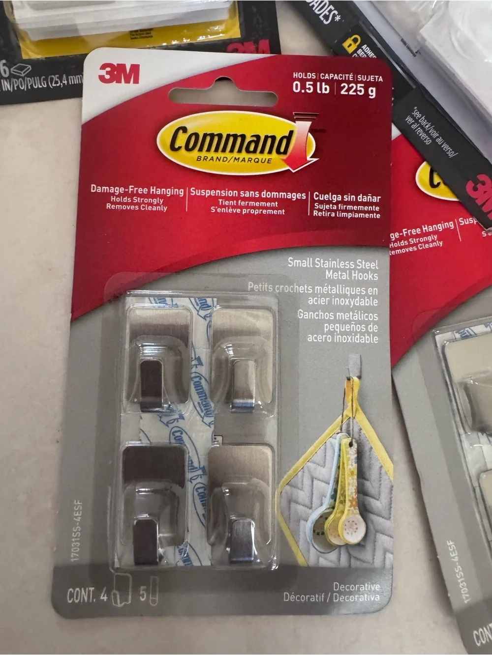 Scotch & 3M Command Home Protectors and Hooks - new bundle of 7